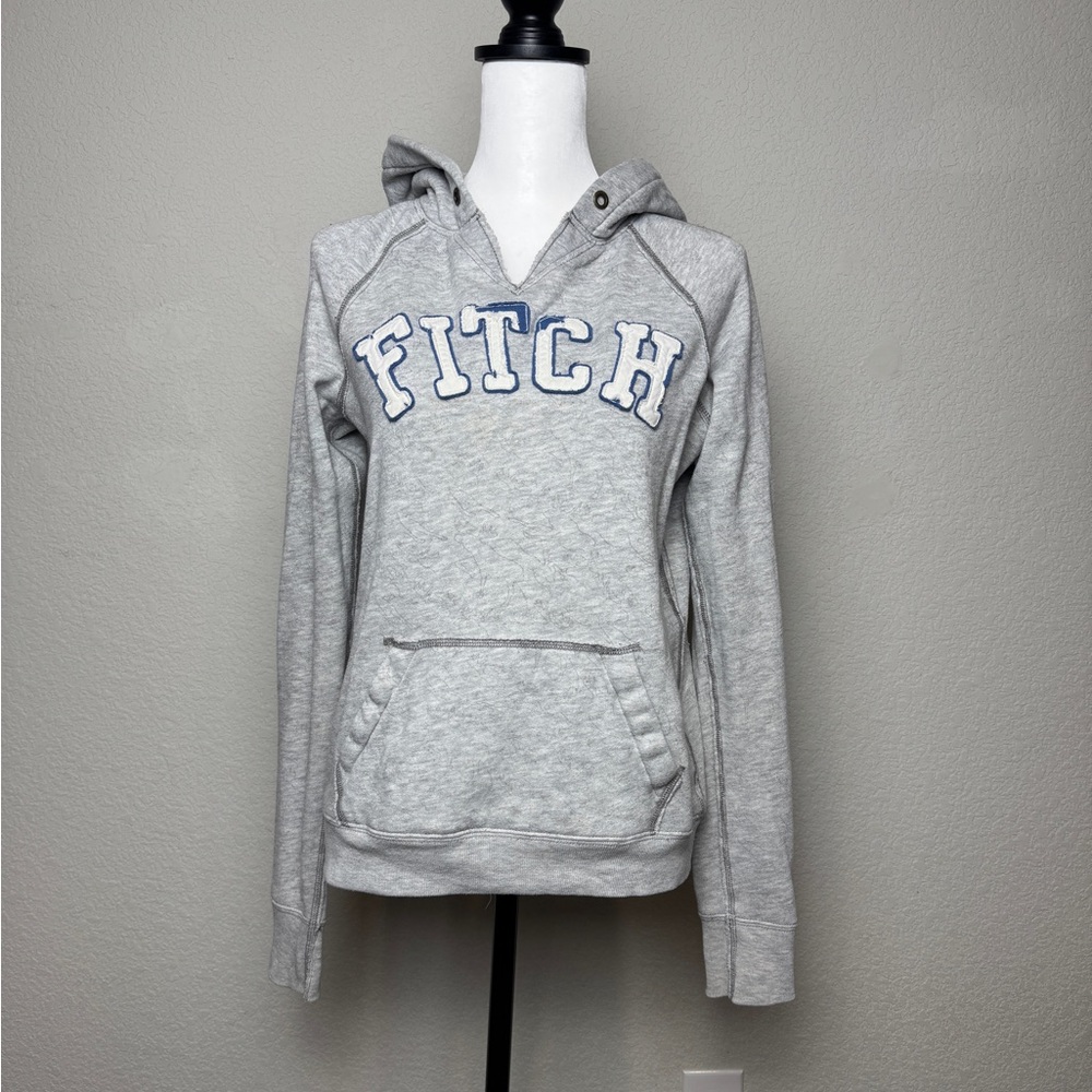 Vintage Abercrombie & Fitch Late 90’s gray Hoodie